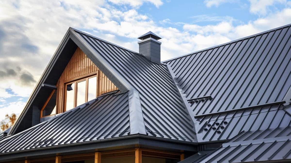 Kiraz EPDM Kauçuk Çatı – antrasit kenet sistem metal çatıyla kaplanmış müstakil ev Kiraz EPDM Kauçuk Çatı – antrasit kenet sistem metal çatıyla kaplanmış müstakil ev